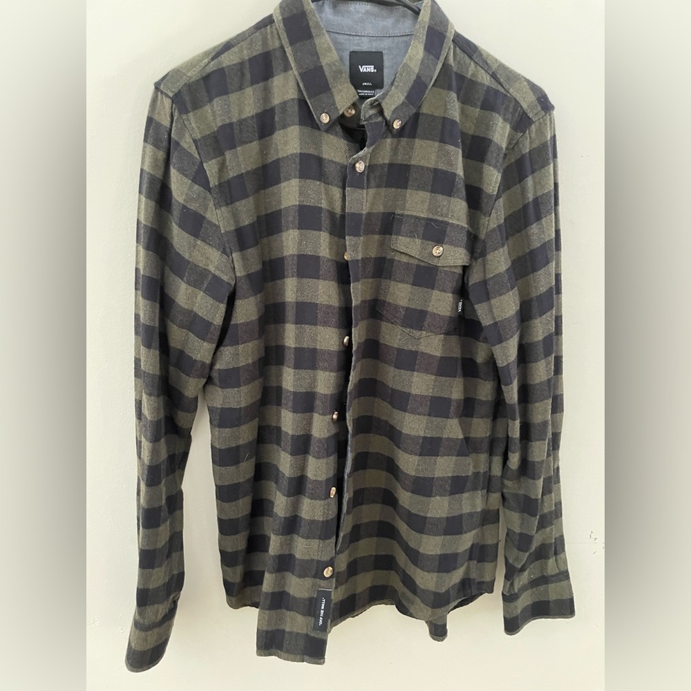 Men’s Vans Button Down Flannel